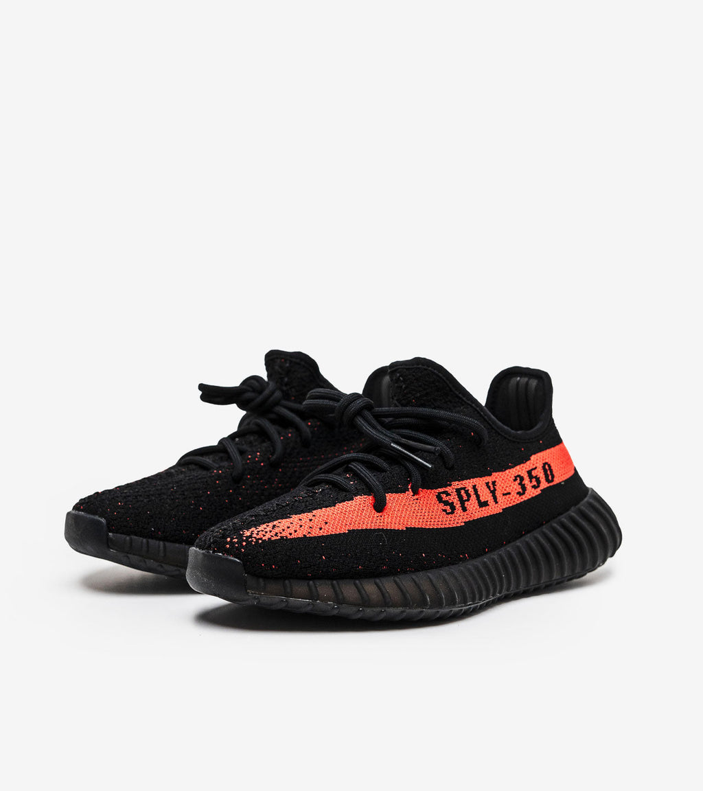 YZ Boost 350 V2 Core Black Red